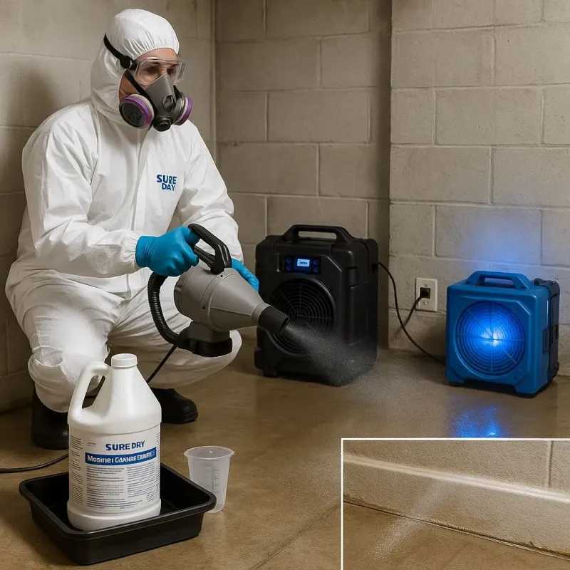 Sanitization and Odor Removal process in Burke, VA